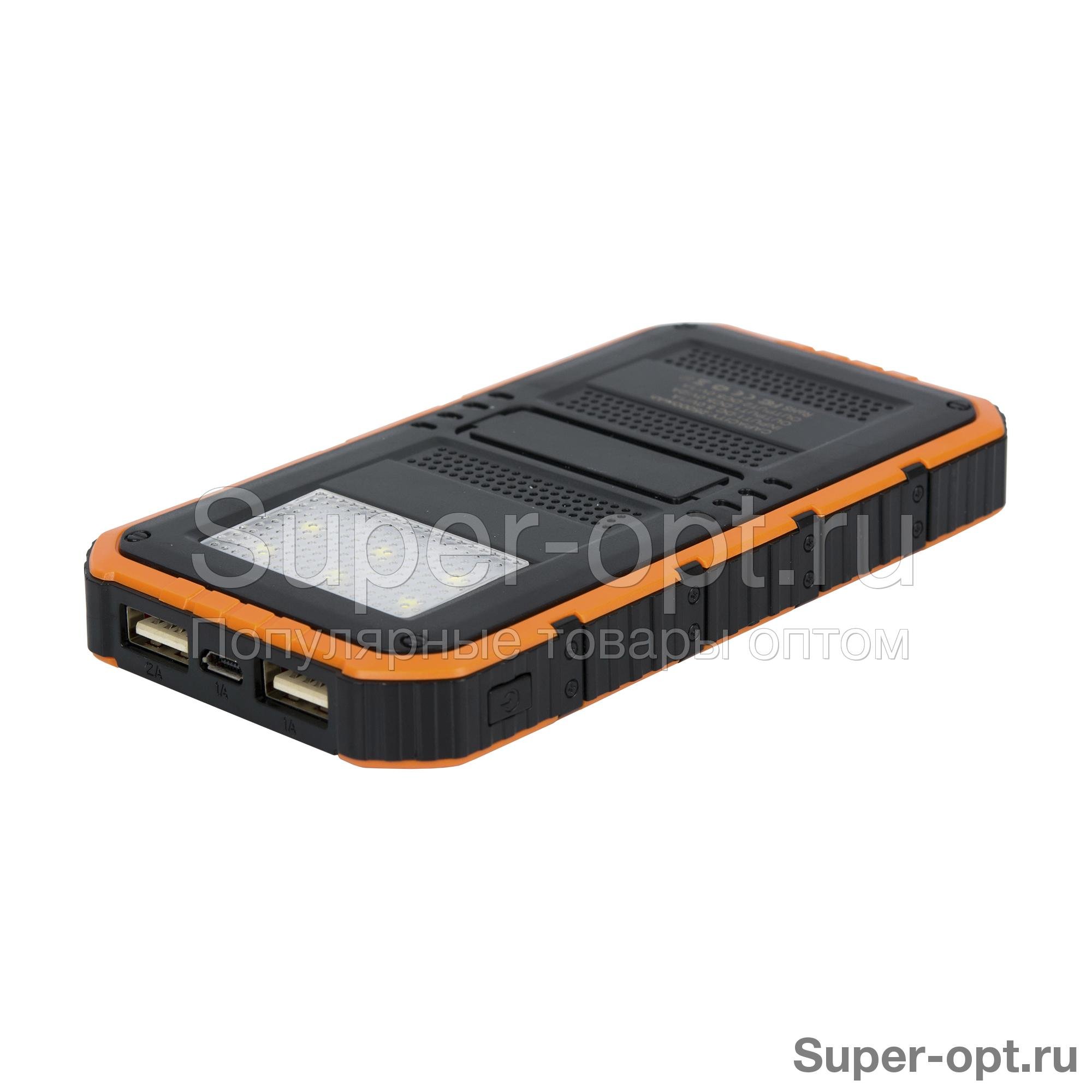 Power Bank на солнечных батареях Solar Power Box 25000 mAh оптом — Super-Opt